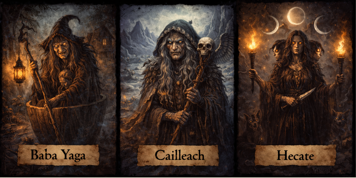 Nombres de brujas mitológicas