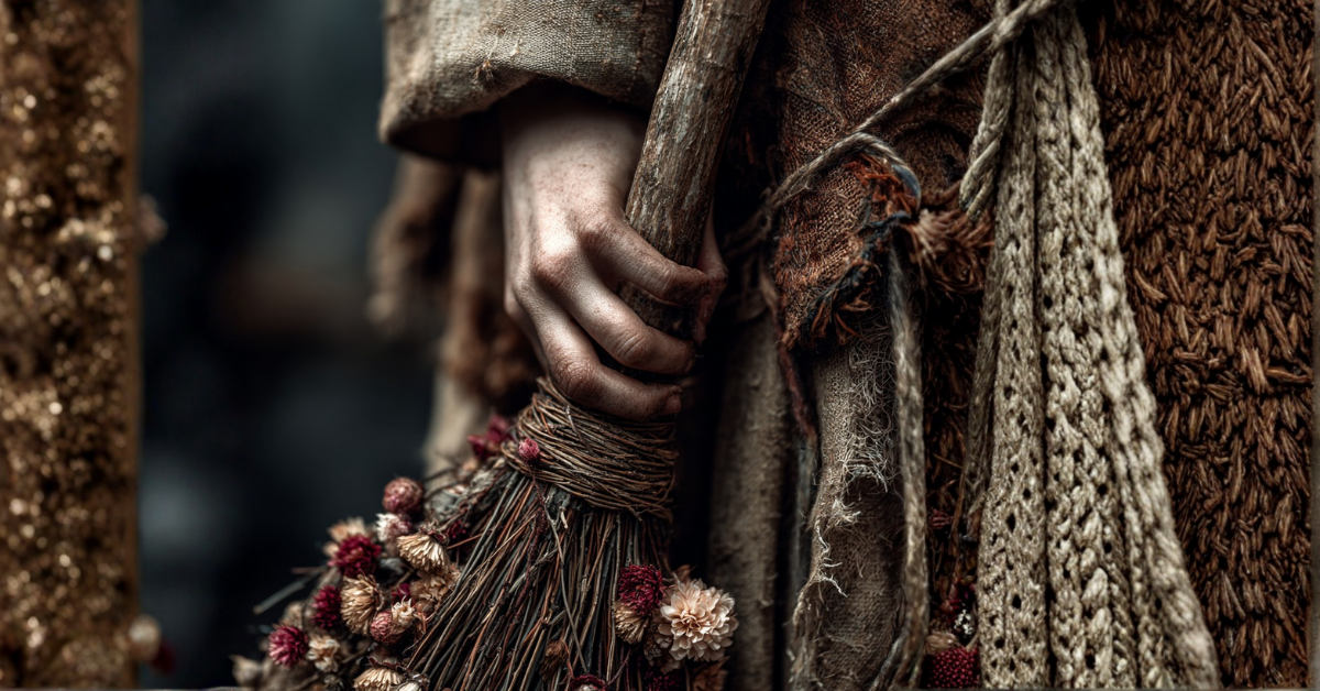 Escobas brujas, una herramienta de poder ancestral