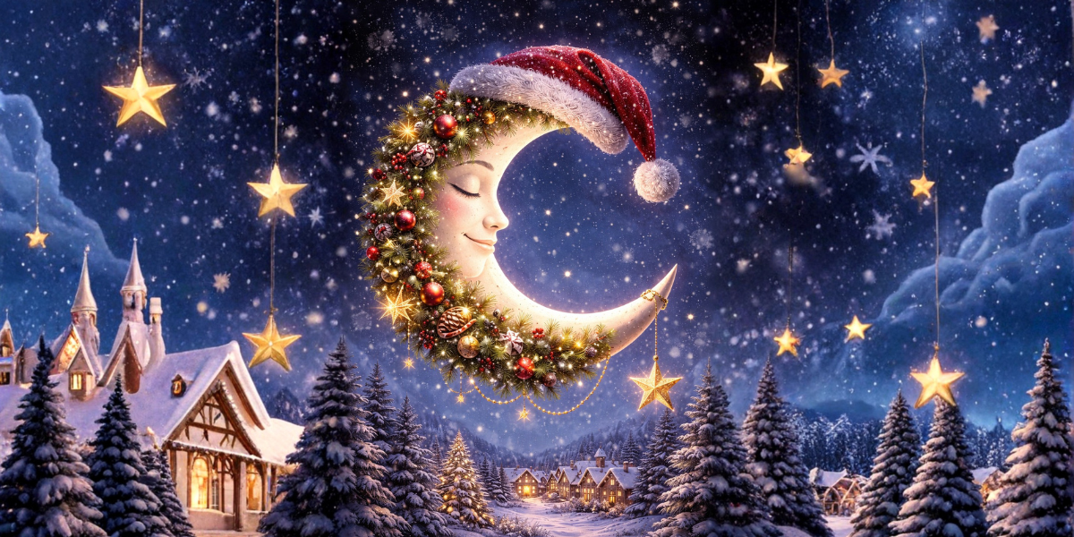 Cómo aprovechar la energía de la luna navideña durante las fiestas