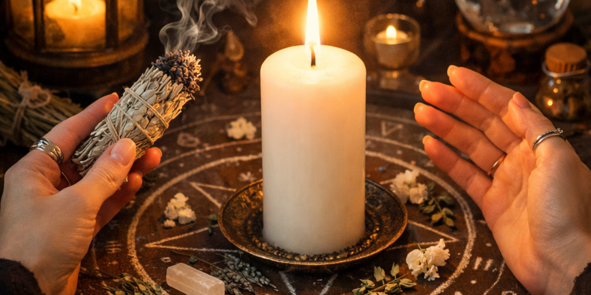 Ritual con vela blanca para limpiar tu energía y elevar tu vibración