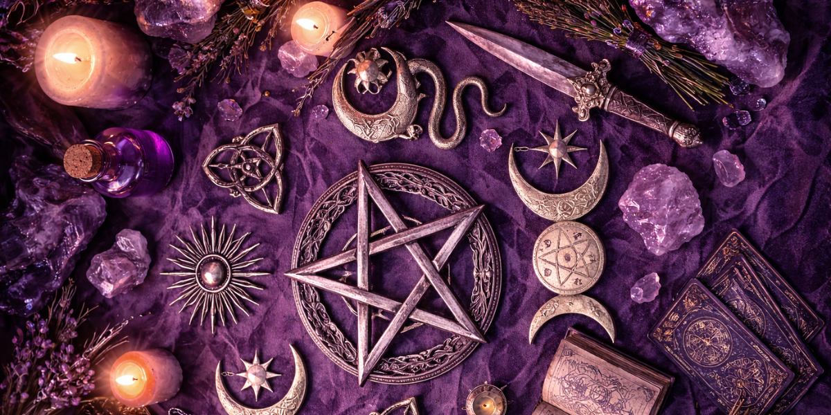 Símbolos de brujas y su significado profundo en la magia moderna