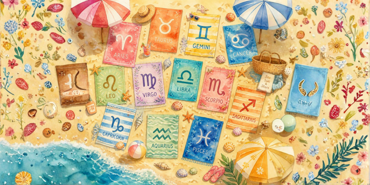 Los signos del zodiaco en verano y la energía que despierta en cada uno