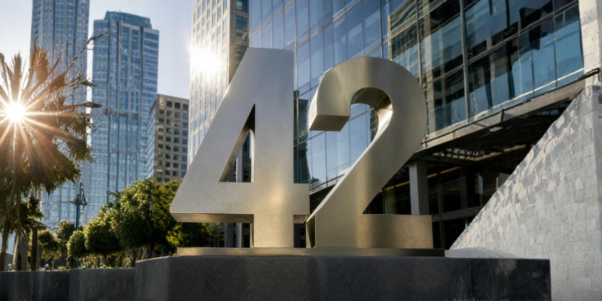 Número 42 y el mensaje de fe y propósito que esconde su vibración